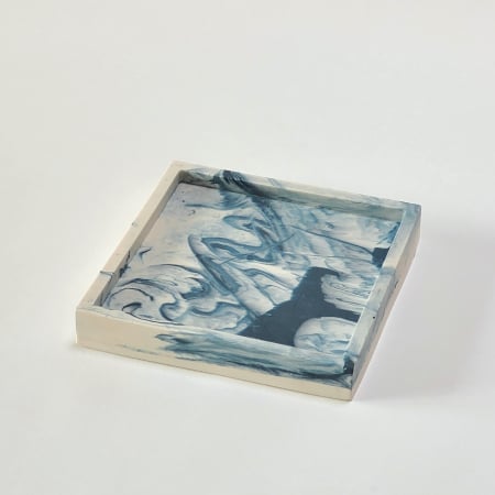 Coaster Suport Pahar Pătrat Marmură Azzurro [1]