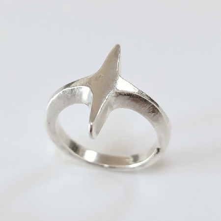 Inele - Inel Signet Star Argint