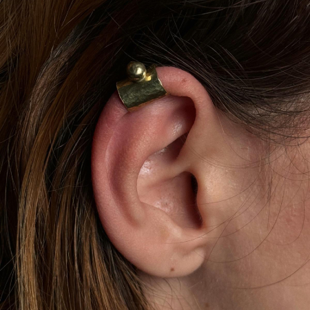 Set Ear Cuff Sferă Alamă [3]