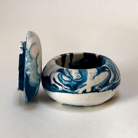 Cutie Mică de Bijuterii Blue Marble [1]