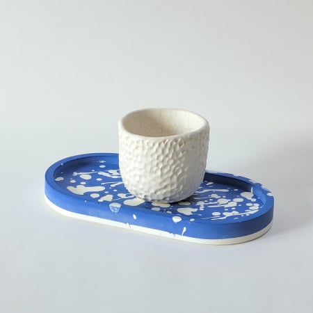 Tăviță Ovală Blue Splash [2]
