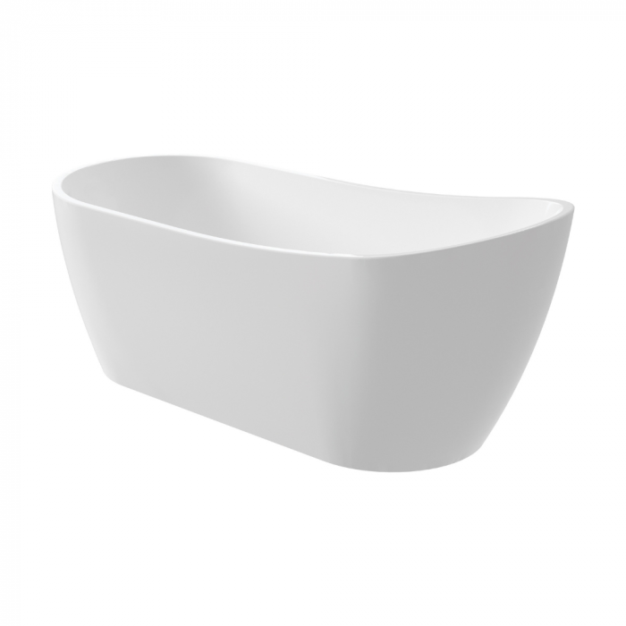Cada baie freestanding 150 x 75 cm, ovala cu preaplin, Diva Foglia [3]