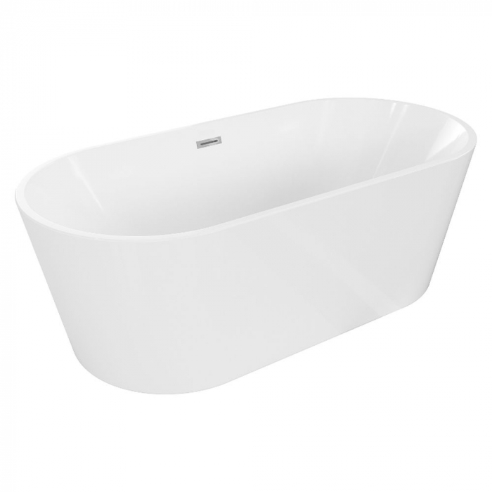 Cada baie freestanding 150 x 75 cm, ovala cu preaplin Ovale Foglia [6]