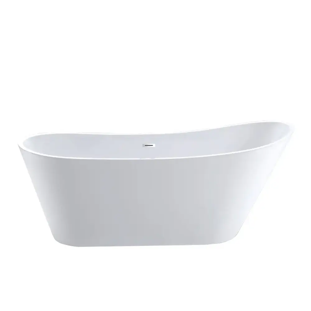 Cada baie freestanding 170 x 75 cm, ovala cu preaplin, Diva Foglia [2]