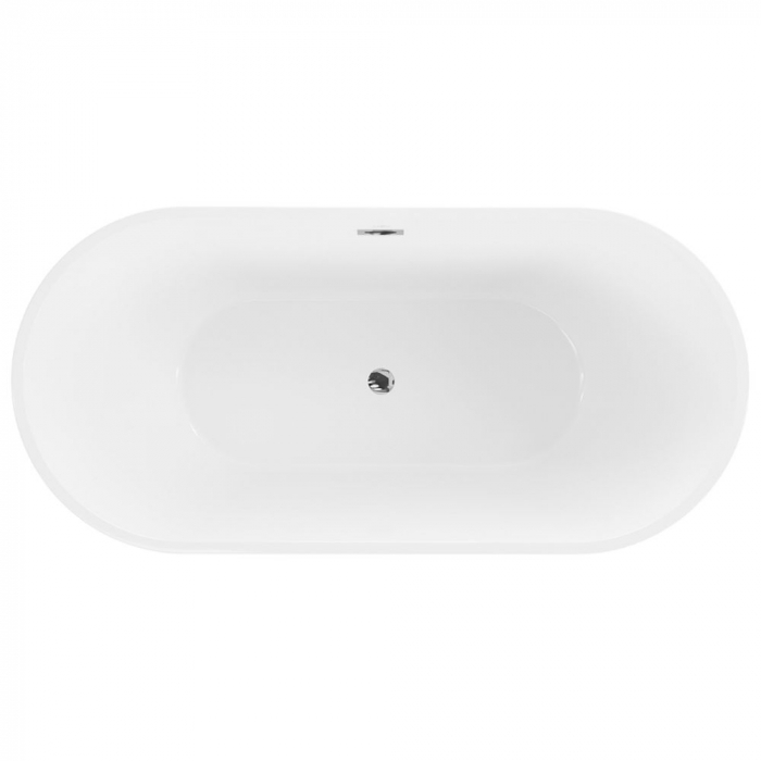 Cada baie freestanding 170 x 75 cm, ovala cu preaplin Ovale Foglia [5]
