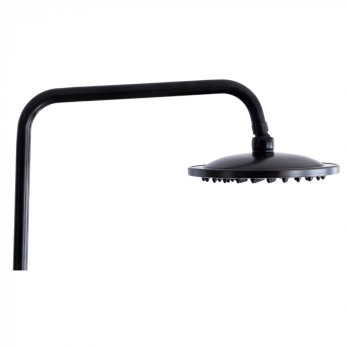 Coloana si baterie dus negru cu ceramica, Foglia Liv [4]