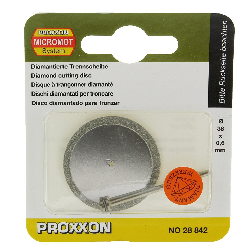 Disc debitor diamantat, 38x0.6mm, Proxxon 28842 [2]
