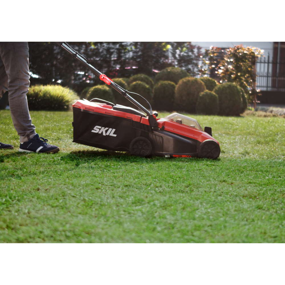 Masina de tuns iarba, SKIL 0130 BA, 34cm, Brushless, cu acumulatori si incarcator [10]