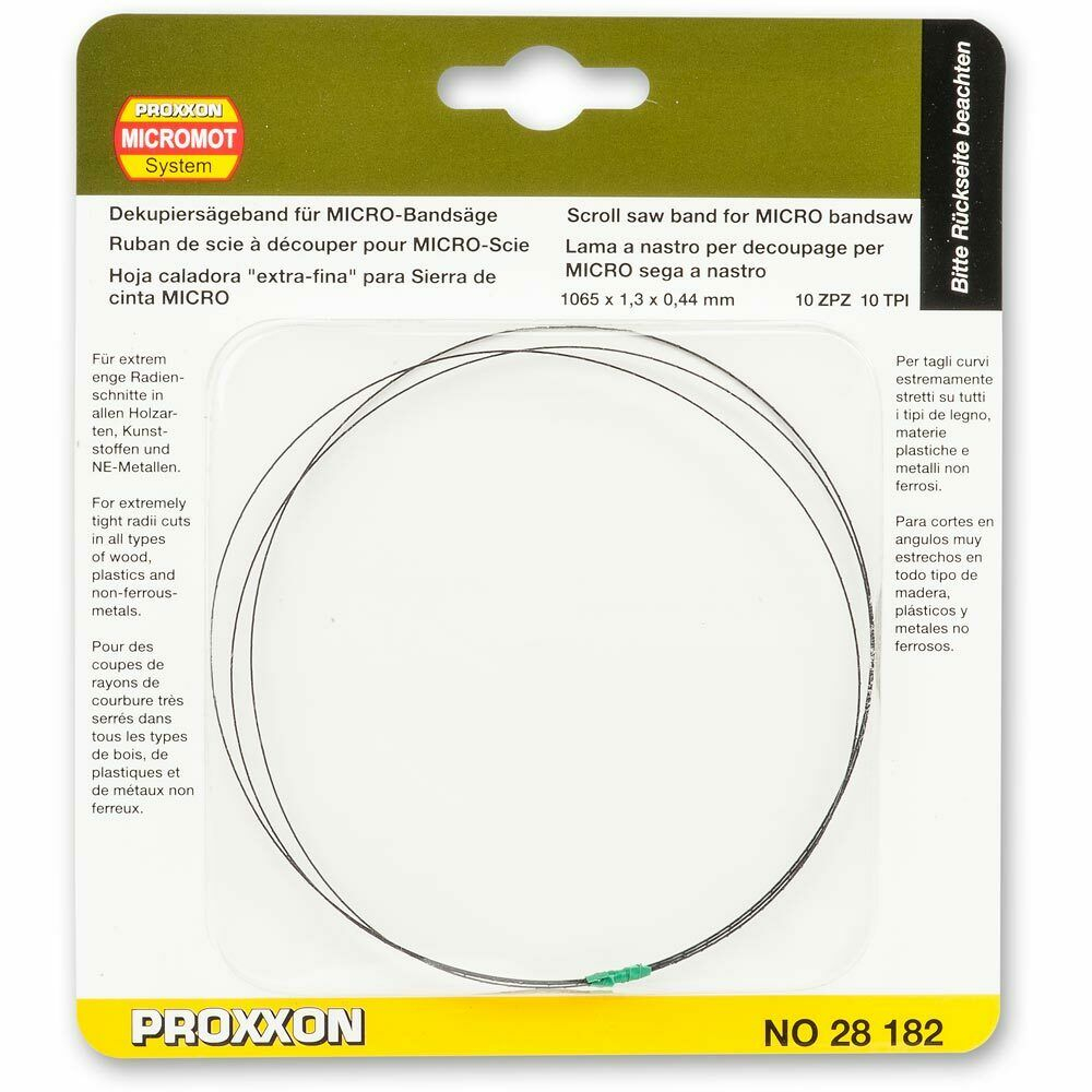 Panza ingusta (1,3mm), 10TPI, pentru MBS 240/E, Proxxon 28182 [2]