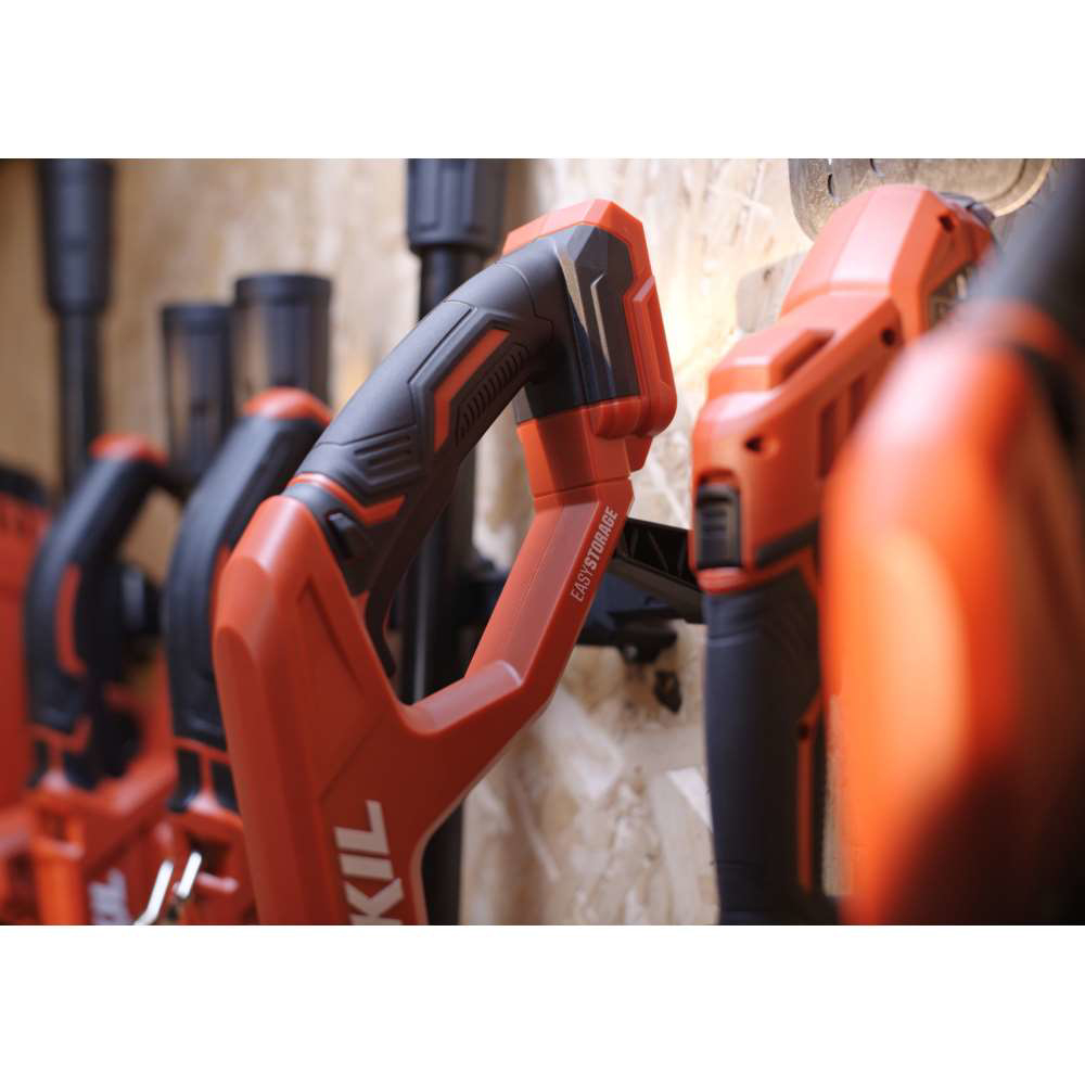 Perie electrica pentru buruieni SKIL 0660 AA, viteza 1500 rpm, 93-126 cm, 1x Accu, incarcator si perie de metal [10]