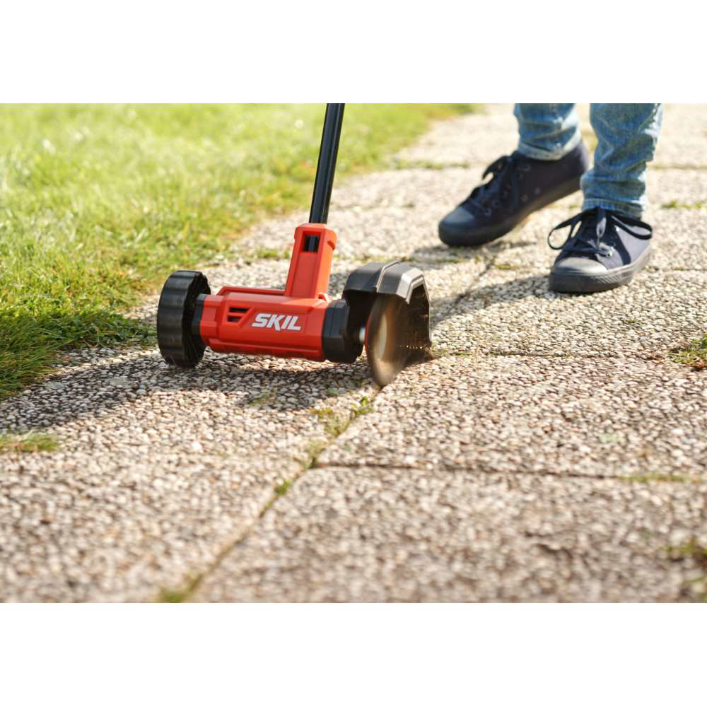 Perie electrica pentru buruieni SKIL 0660 AA, viteza 1500 rpm, 93-126 cm, 1x Accu, incarcator si perie de metal [7]