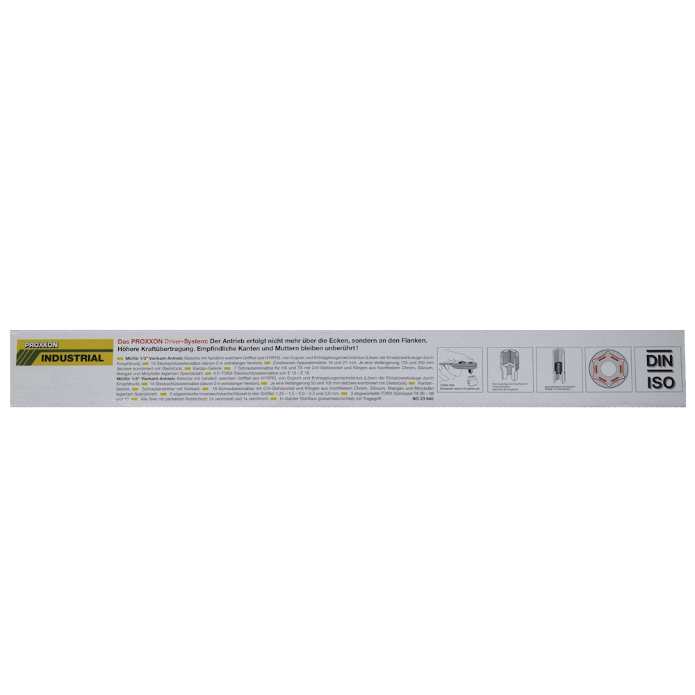 Proxxon 23640, Trusa de tubulare de 1/4" si 1/2" 86 de piese [8]