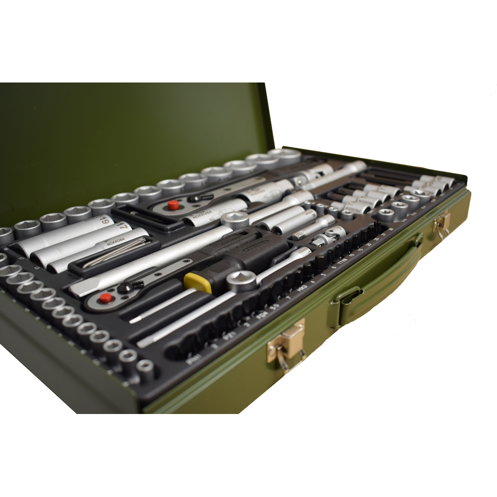 Proxxon 23640, Trusa de tubulare de 1/4" si 1/2" 86 de piese [2]