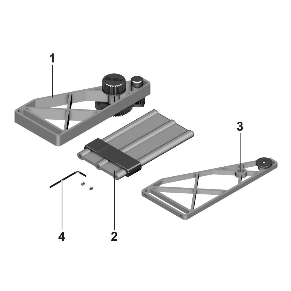 Proxxon 27076, Atasament taiere circulara pentru aparatul de taiat cu fir cald THERMOCUT TKS360 [3]