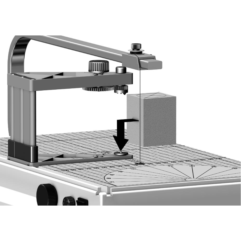 Proxxon 27076, Atasament taiere circulara pentru aparatul de taiat cu fir cald THERMOCUT TKS360 [7]
