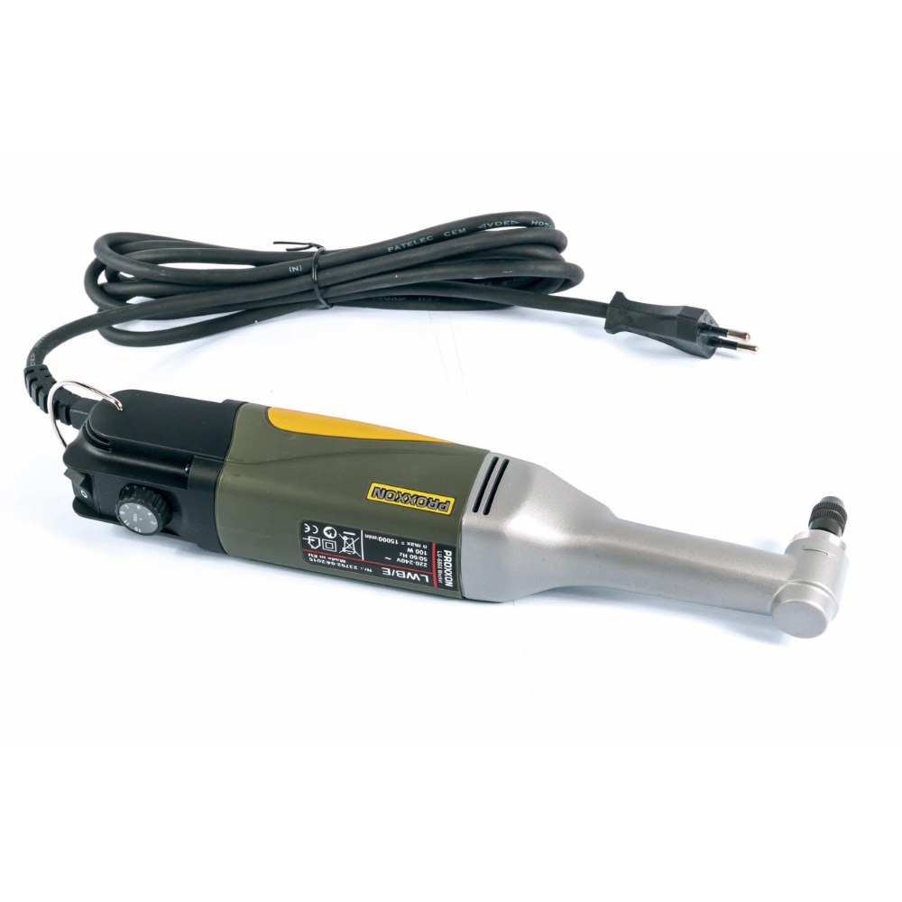 Proxxon 28492, Masina de gaurit-frezat cu gat lung la 90 de grade LWB/E, 3000-15000 rpm, 100W, + geanta si accesorii [3]