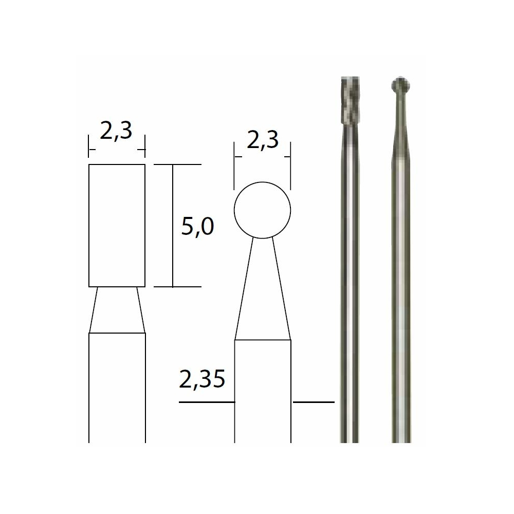 Set 2 freze din Tungsten-Carbid, Proxxon 28750 [2]