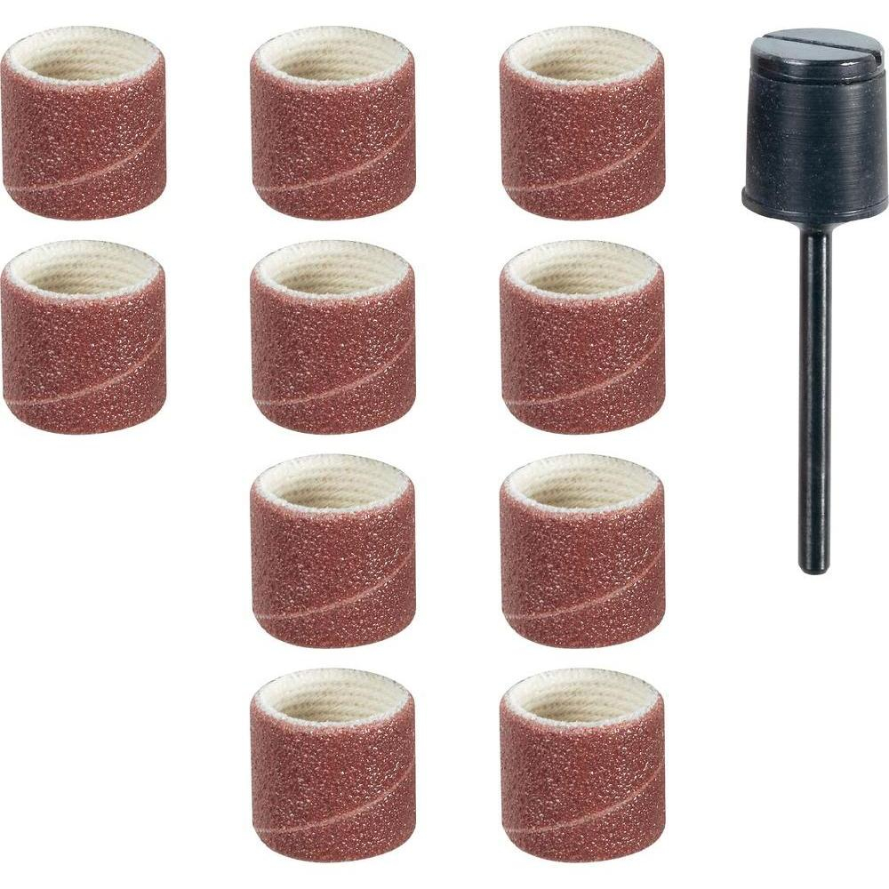 Set ax si 10 tamburi din corindon pentru slefuire, 14mm, GR120,  Proxxon 28978  [1]