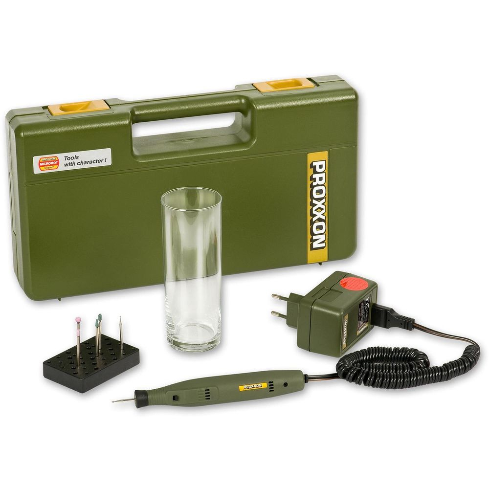 Set complet pentru gravura pe sticla " Trial Glass ", Proxxon 28635 [5]