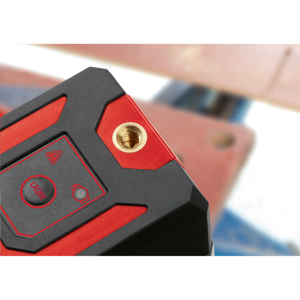 SKIL 1910 AA Nivela laser cu linie în cruce, lumina rosie, raza actiune 15m, prindere trepied 1/4, Accu Li-Ion, include incarcator micro USB si clema de prindere [8]