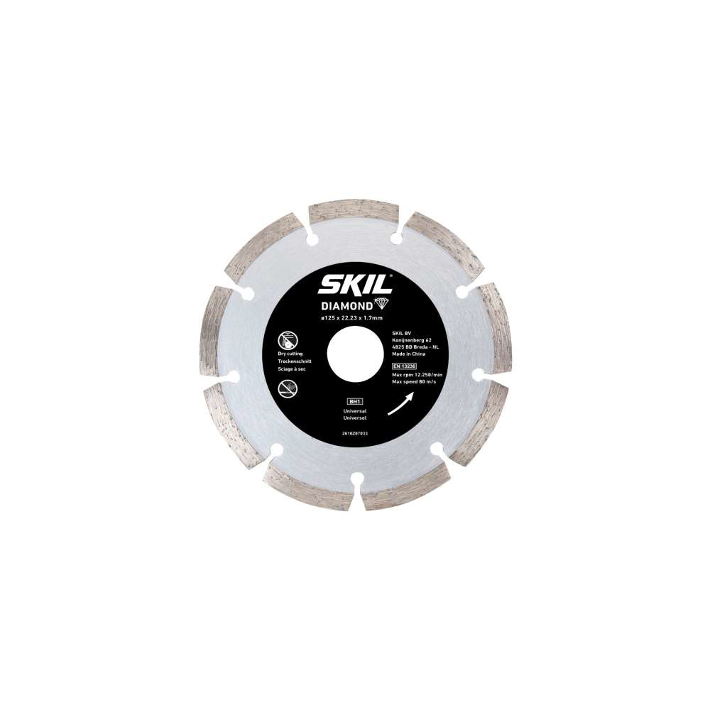 SKIL 2610S01159 set de 2 discuri diamantate, cu diametrul de 125 mm [4]
