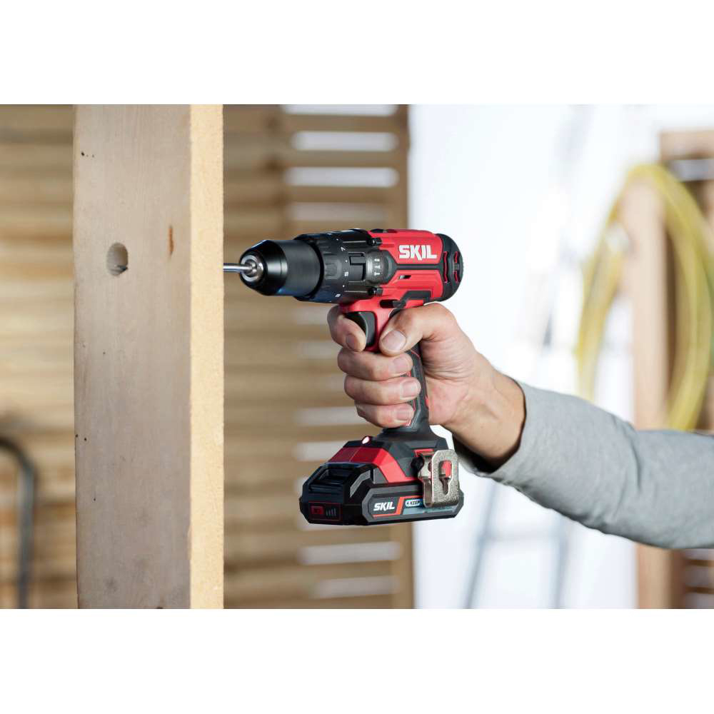 SKIL 3020 HD Masina de gaurit cu percutie 0-420/0-1450 rpm, Accu, incarcator si geanta [7]