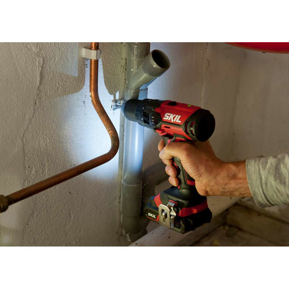 SKIL 3020 HD Masina de gaurit cu percutie 0-420/0-1450 rpm, Accu, incarcator si geanta [11]