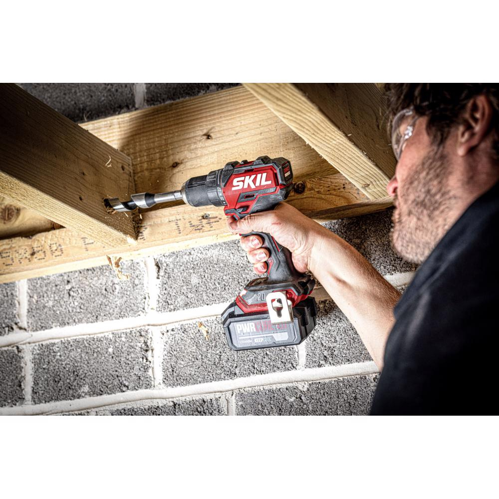 SKIL 3065 CA bormasina cu acumulator compact Brushless, turatie 0-500/0-1800 /min, bit de insurubare cu doua capete, doar corpul [2]