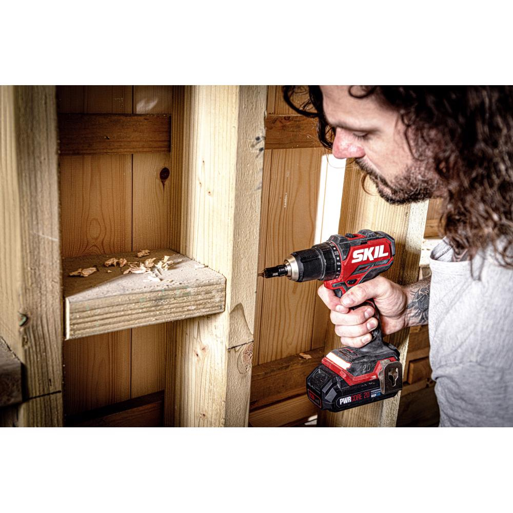 SKIL 3065 CA bormasina cu acumulator compact Brushless, turatie 0-500/0-1800 /min, bit de insurubare cu doua capete, doar corpul [11]