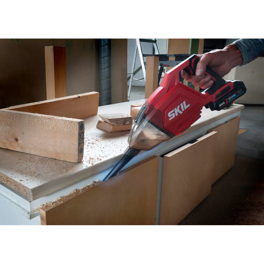 SKIL 3158 CA Aspirator de mana, volum rezervor de 0.55 l, 2x accesorii, doar corpul [3]