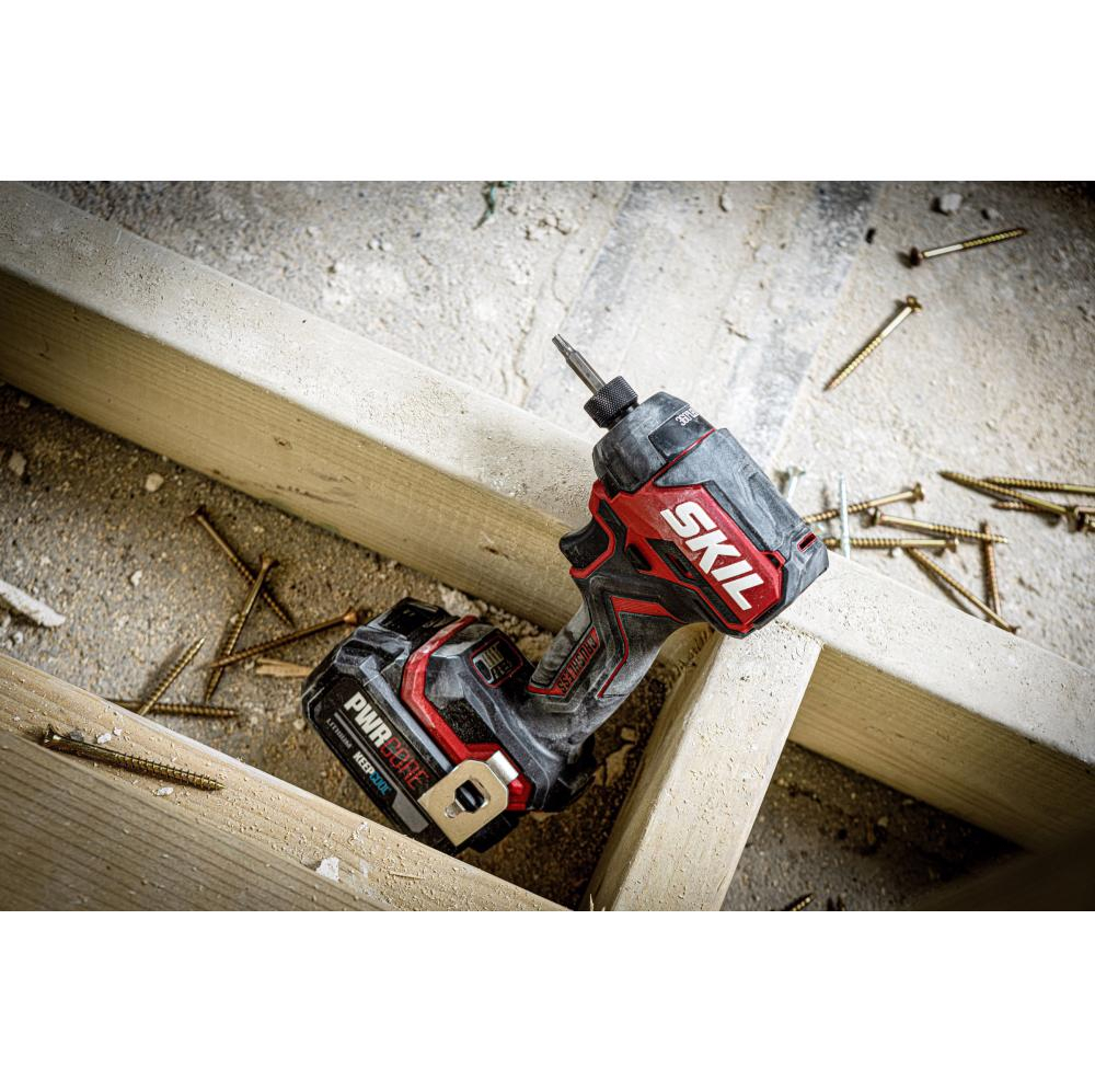 SKIL 3225 JA surubelnita cu impact cu acumulator Compact Brushless, cuplu 250 nm, set 6 biti + geanta de transport, doar corpul [2]