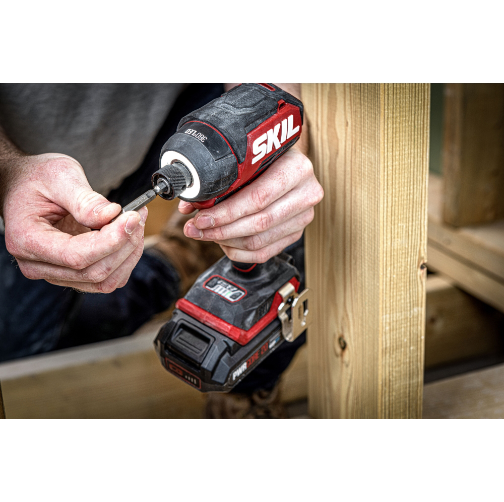 SKIL 3225 JA surubelnita cu impact cu acumulator Compact Brushless, cuplu 250 nm, set 6 biti + geanta de transport, doar corpul [6]