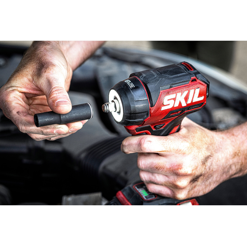SKIL 3265 CA cheie de impact cu acumulator, compact Brushless cu adaptor hexagonal 3/8" - 1/2", cuplu maxim 250 nm, doar corpul [11]
