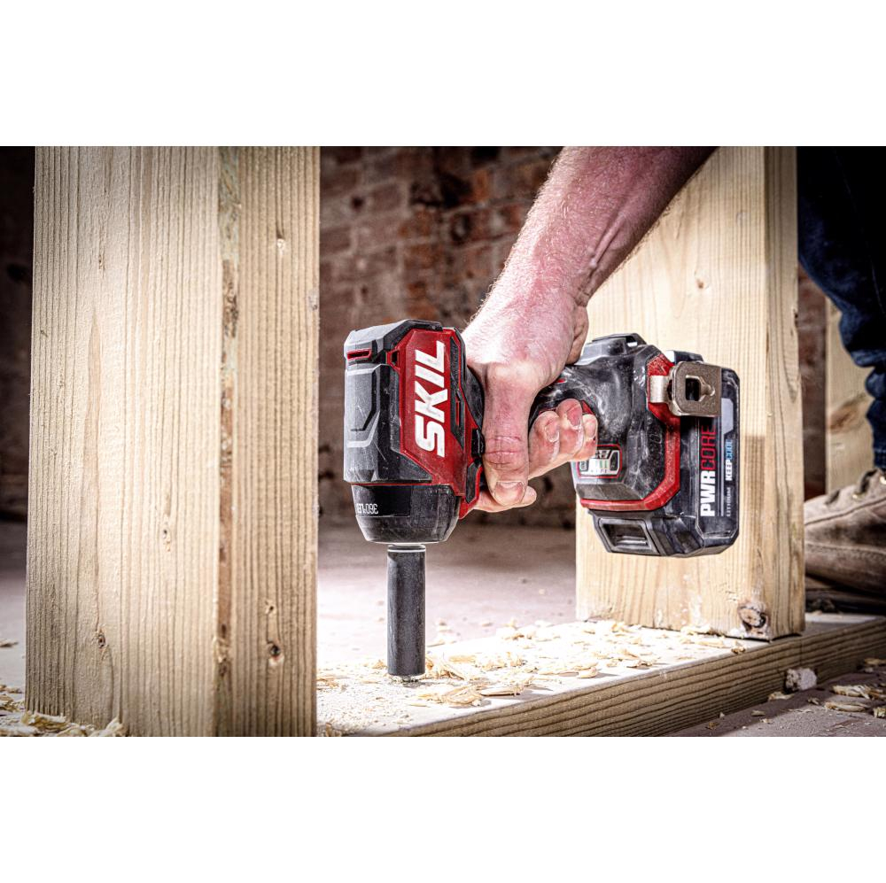 SKIL 3265 CA cheie de impact cu acumulator, compact Brushless cu adaptor hexagonal 3/8" - 1/2", cuplu maxim 250 nm, doar corpul [9]