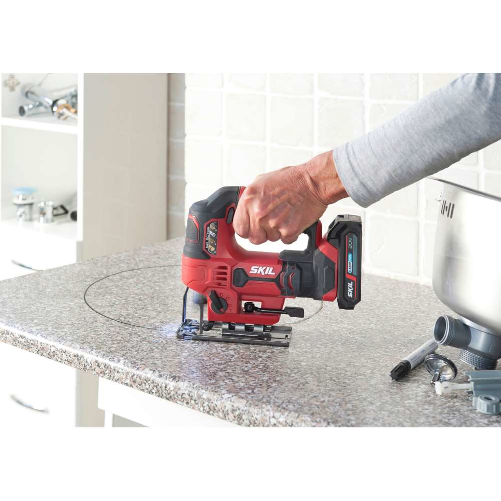 SKIL 3420 CA, Fierastrau pendular cu acumulator SW1E3420CA (doar corpul), 0-2800 cpm, + accesorii [6]