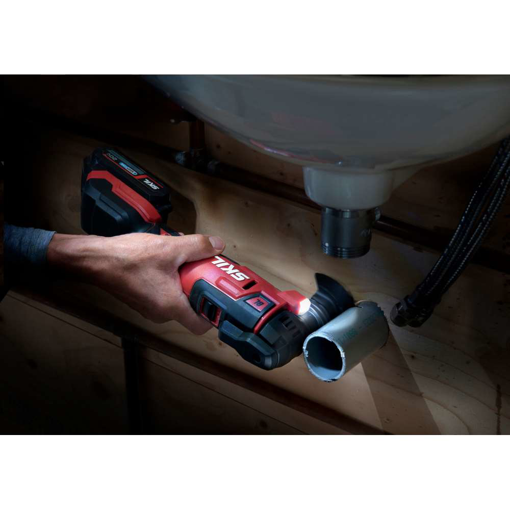 SKIL 3650 DA, Unealta multifunctionala (Multi-Tasker) Brushless cu acumulator, 11000-17000rpm, + 1xAccu, incarcator, geanta si accesorii [7]