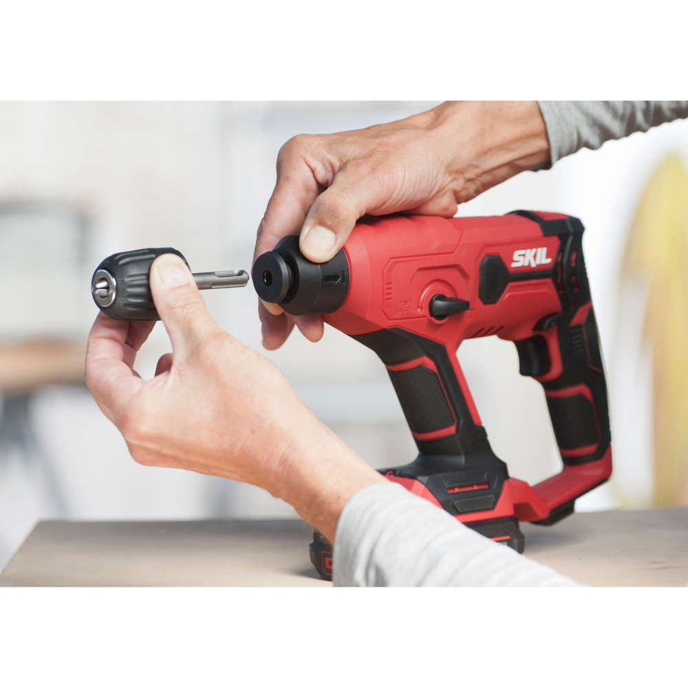 SKIL 3810 GB Rotopercutor cu acumulator RH1E3810GB, 3 in 1, SDS+, 1J, 0-900 rpm, 1x Accu 2.0Ah, + accesorii incarcator si geanta [8]
