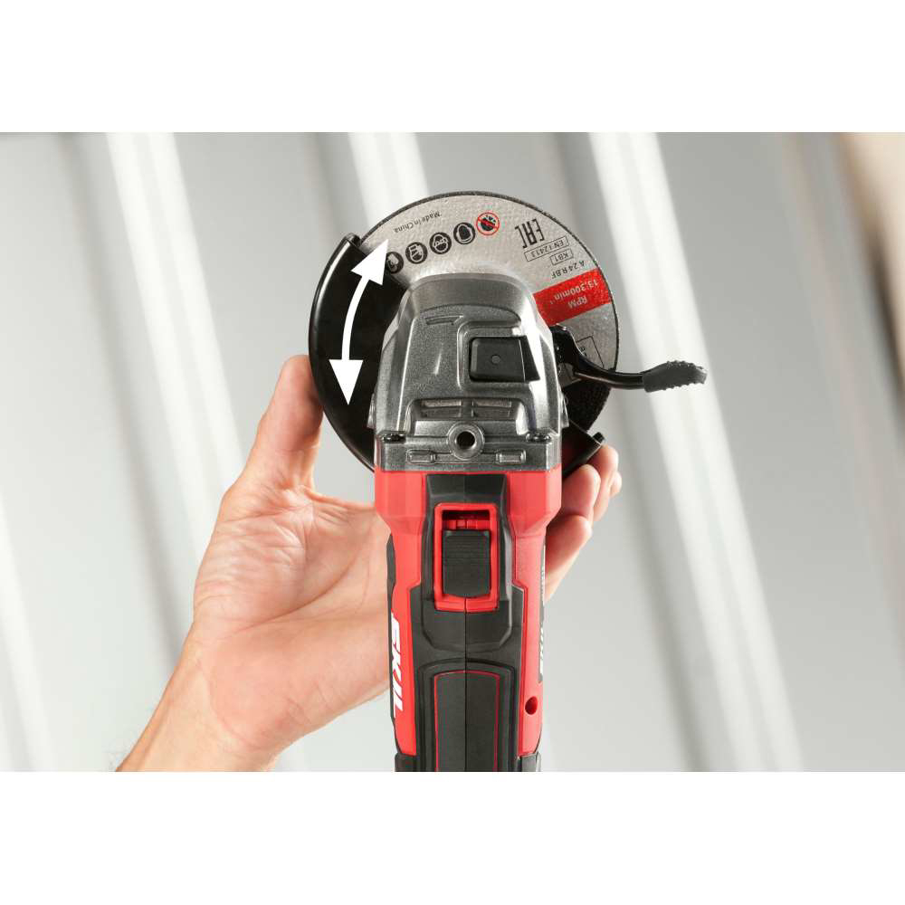 SKIL 3920 CA, Polizor unghiular cu acumulator AG1E3920CA, 8500 rpm, d. max. disc 115mm, doar corpul [6]