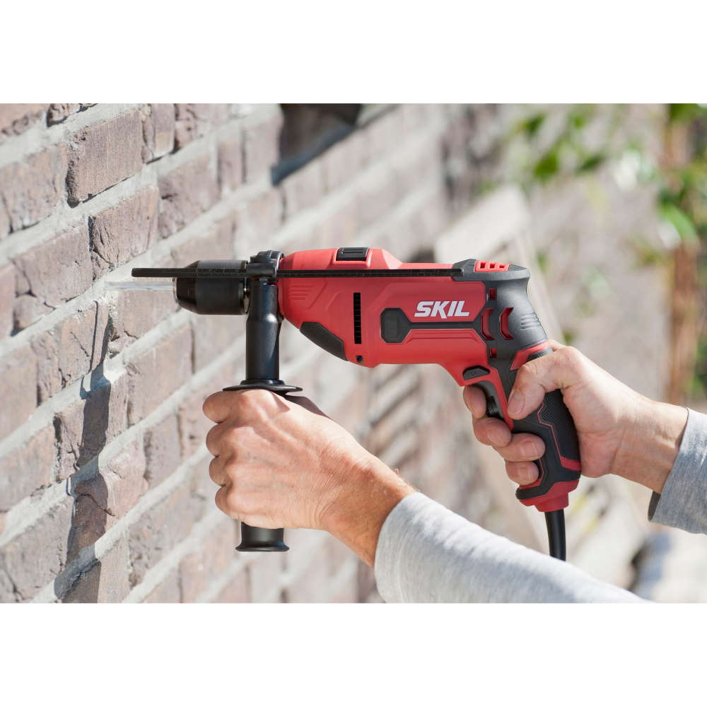 SKIL 6745 GA Masina de gaurit cu percutie, 1,050 W, 0-1200/0-3200 rpm, cu geanta de transport si 10x burghie [5]