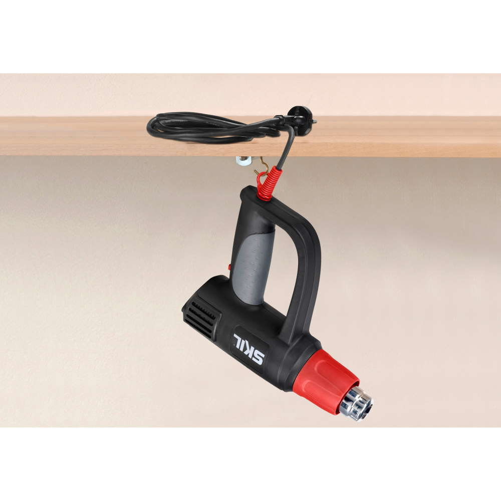 SKIL 8004 AA Pistol cu aer cald, F0158004AA, 2000 W, LCD,  5 trepte flux aer 250 - 500 l/min, temperatura reglabila 50 - 650 ºC, + accesorii si geanta [4]