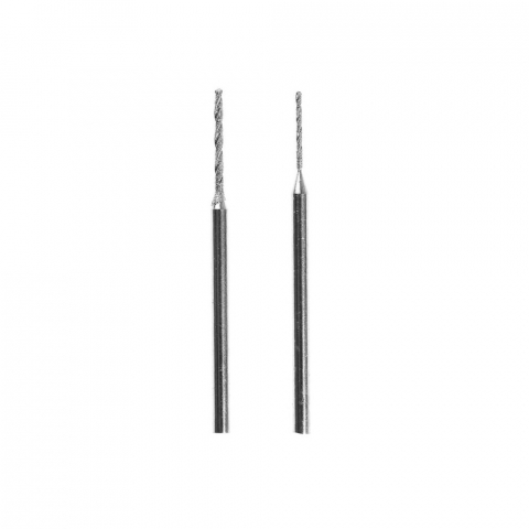 Varfuri si discuri diamantate - Burghie diamantate, Proxxon 28255, 0,8 si 1,2mm