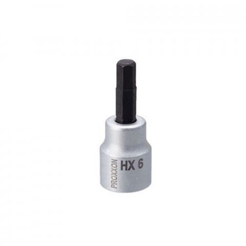 Chei IMBUS 55mm - Cheie HEX, Proxxon 23578, 6mm, cu prindere 3/8" 