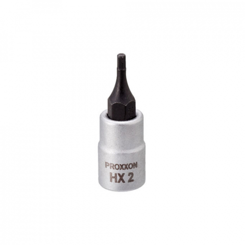 Chei IMBUS 55mm - Cheie HEX, Proxxon 23744, prindere 1/4", 2mm 