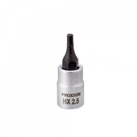 Chei IMBUS 55mm - Cheie HEX, Proxxon 23746, prindere 1/4", 2.5mm