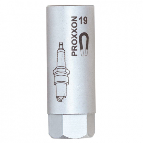 Tubulare lungi - Cheie tubulara pentru bujii, Proxxon 23395, magnetica, 1/2", 19mm