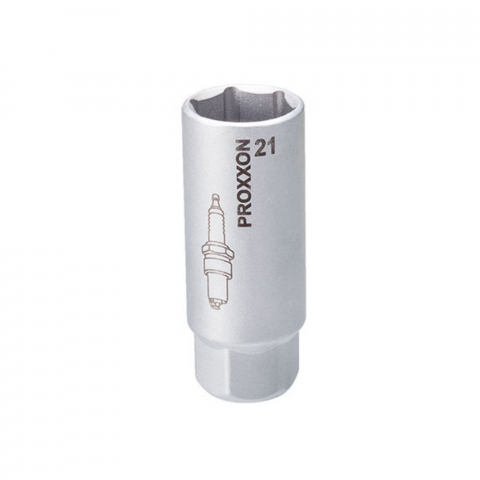 Tubulare lungi - Cheie tubulara pentru bujii, Proxxon 23552, 21mm cu prindere 3/8"