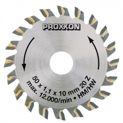 SCULE SI UNELTE - Disc debitor cu dinti din tungsten, Proxxon 28017, 50mm, 20 dinti