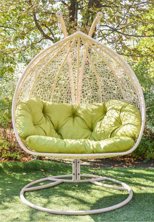 MOBILIER GRADINA - Leagăn (balansoar) agățat DUBLU