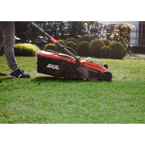 Masina de tuns iarba, SKIL 0130 BA, 34cm, Brushless, cu acumulatori si incarcator [9]