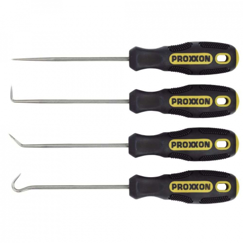 Surubelnite cu varf special - MICRO Set special cu carlige, Proxxon 22700, 4piese